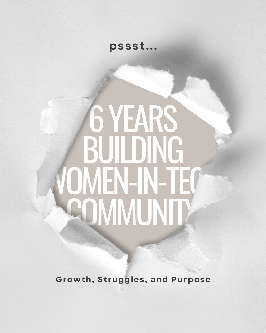 6 Years Building a Women-in-Tech Community